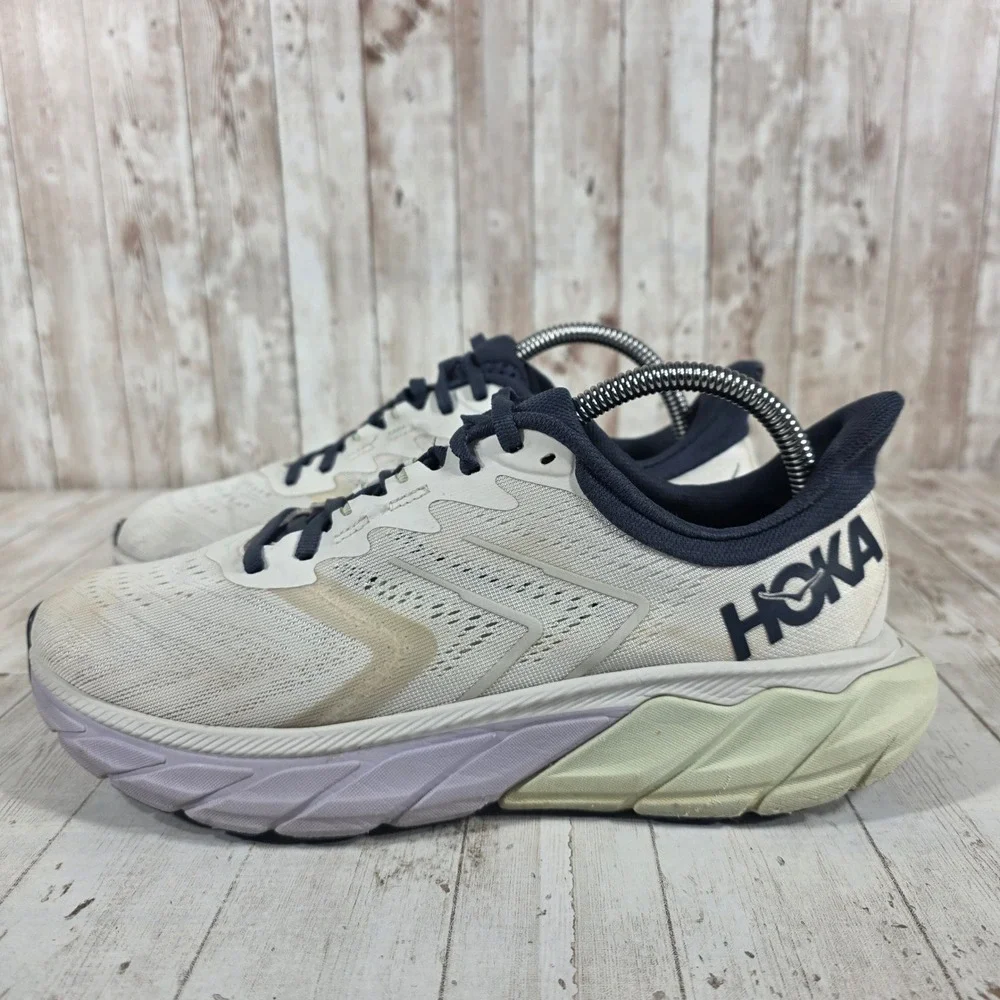 Hoka One One Arahi 6 Womens 9.5B Running Shoes Summer Song Blue Fog Stability